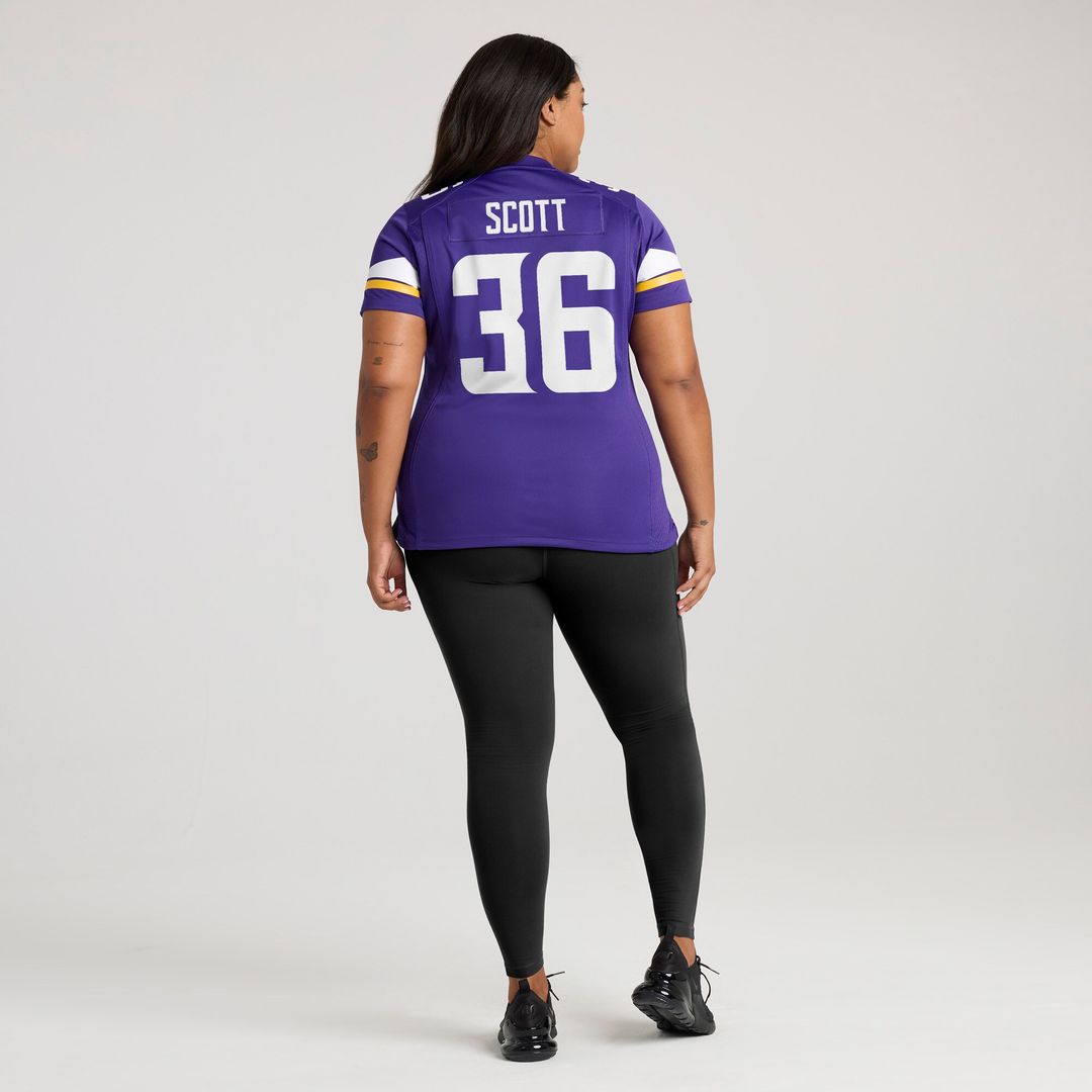 Zavier Scott Minnesota Vikings Nike Women's Team Game Jersey -  Purple