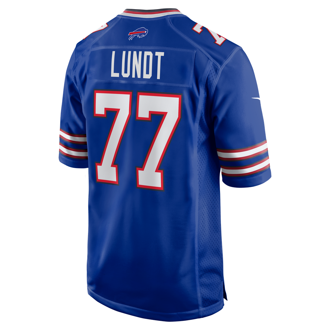 Chase Lundt Buffalo Bills Nike Team Game Jersey -  Royal