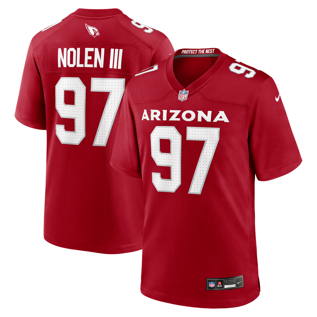 Walter Nolen Arizona Cardinals Nike Game Player Jersey - Cardinal