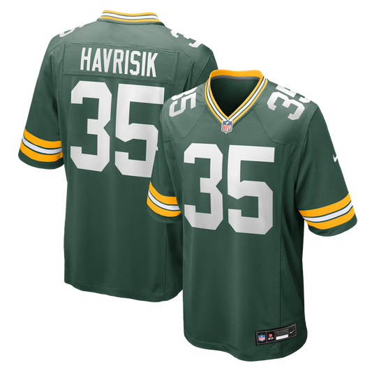 Lucas Havrisik Green Bay Packers Nike Team Game Jersey -  Green