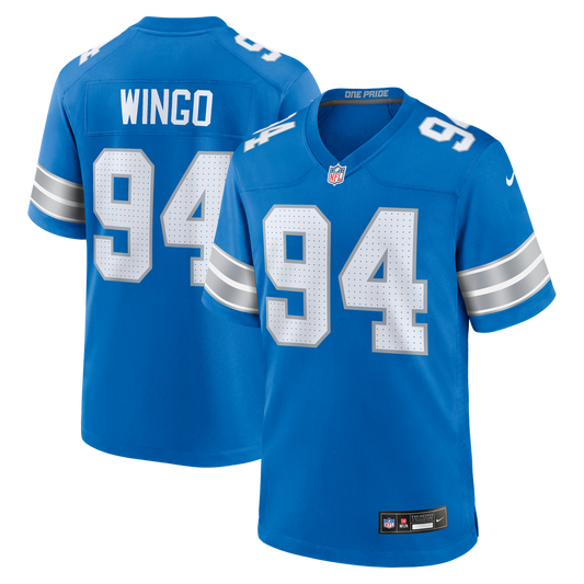 Mekhi Wingo Detroit Lions Nike Team Game Jersey -  Blue