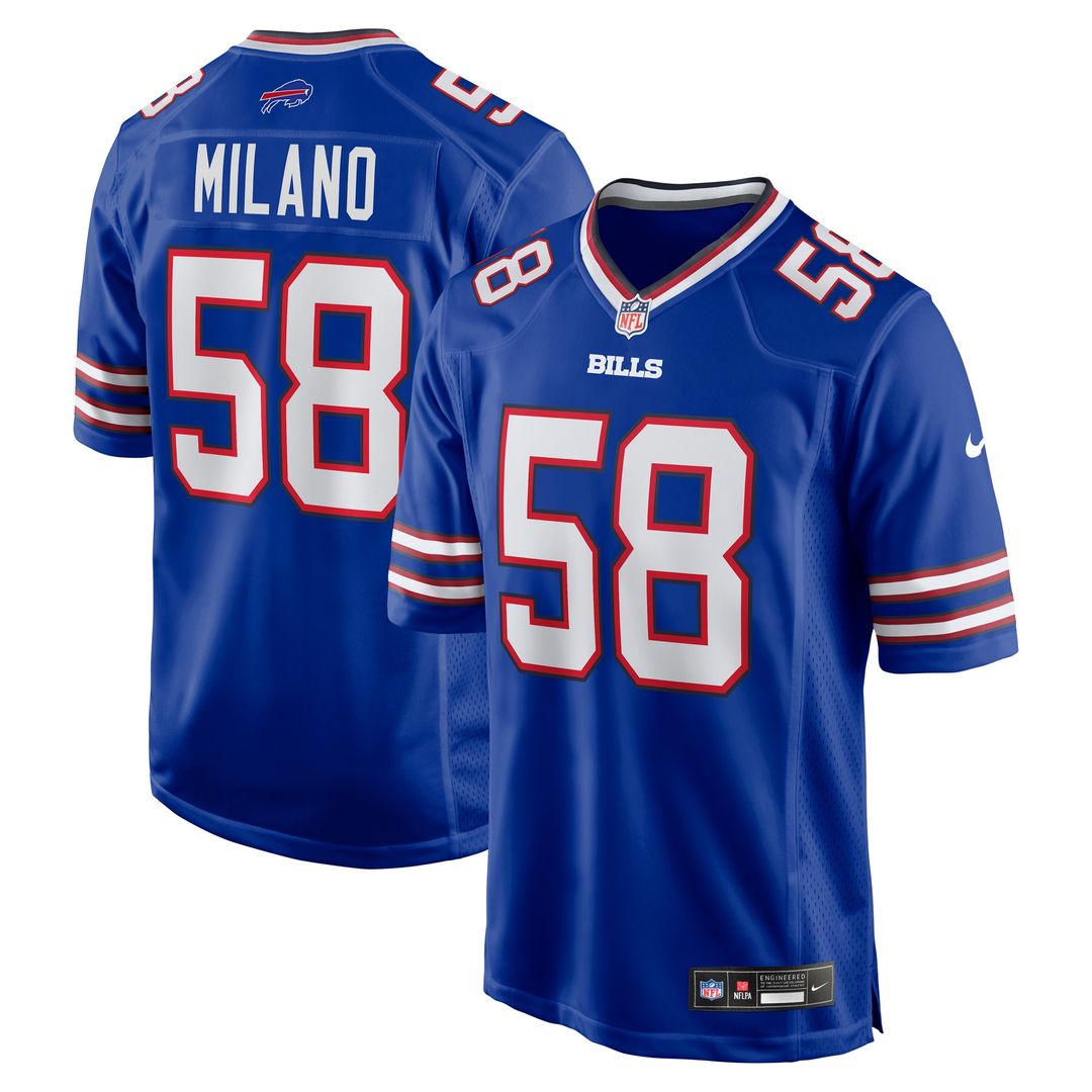 Matt Milano Buffalo Bills Nike Alternate Game Jersey - Red