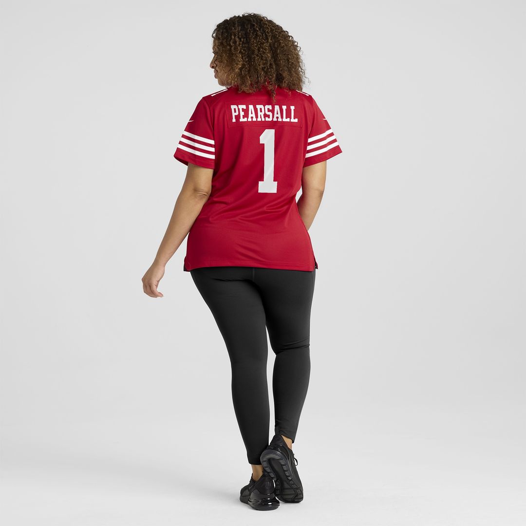 Ricky Pearsall San Francisco 49ers Nike Women's Team Game Jersey -  Scarlet