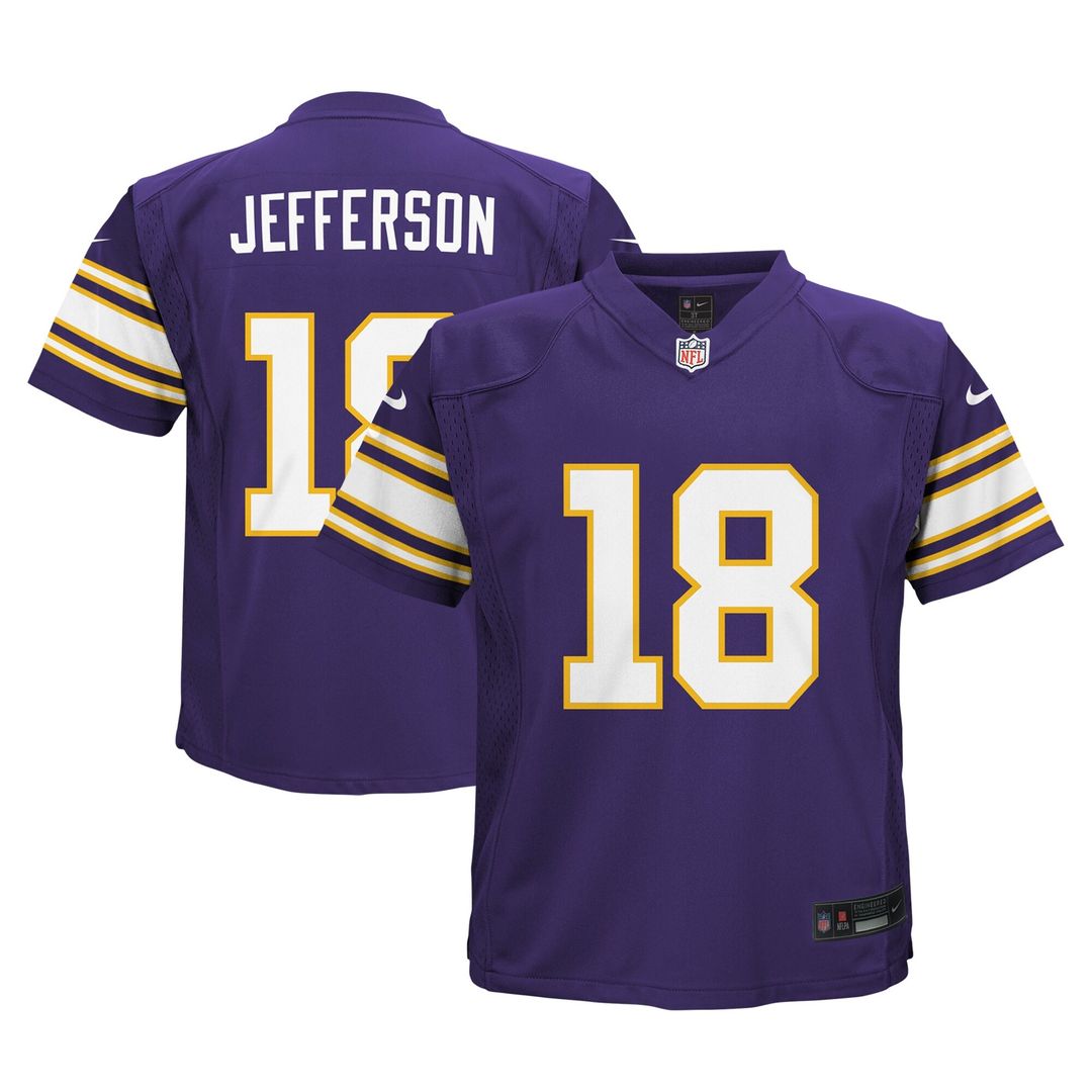Justin Jefferson Minnesota Vikings Nike Infant Alternate  Player Game Jersey - Purple