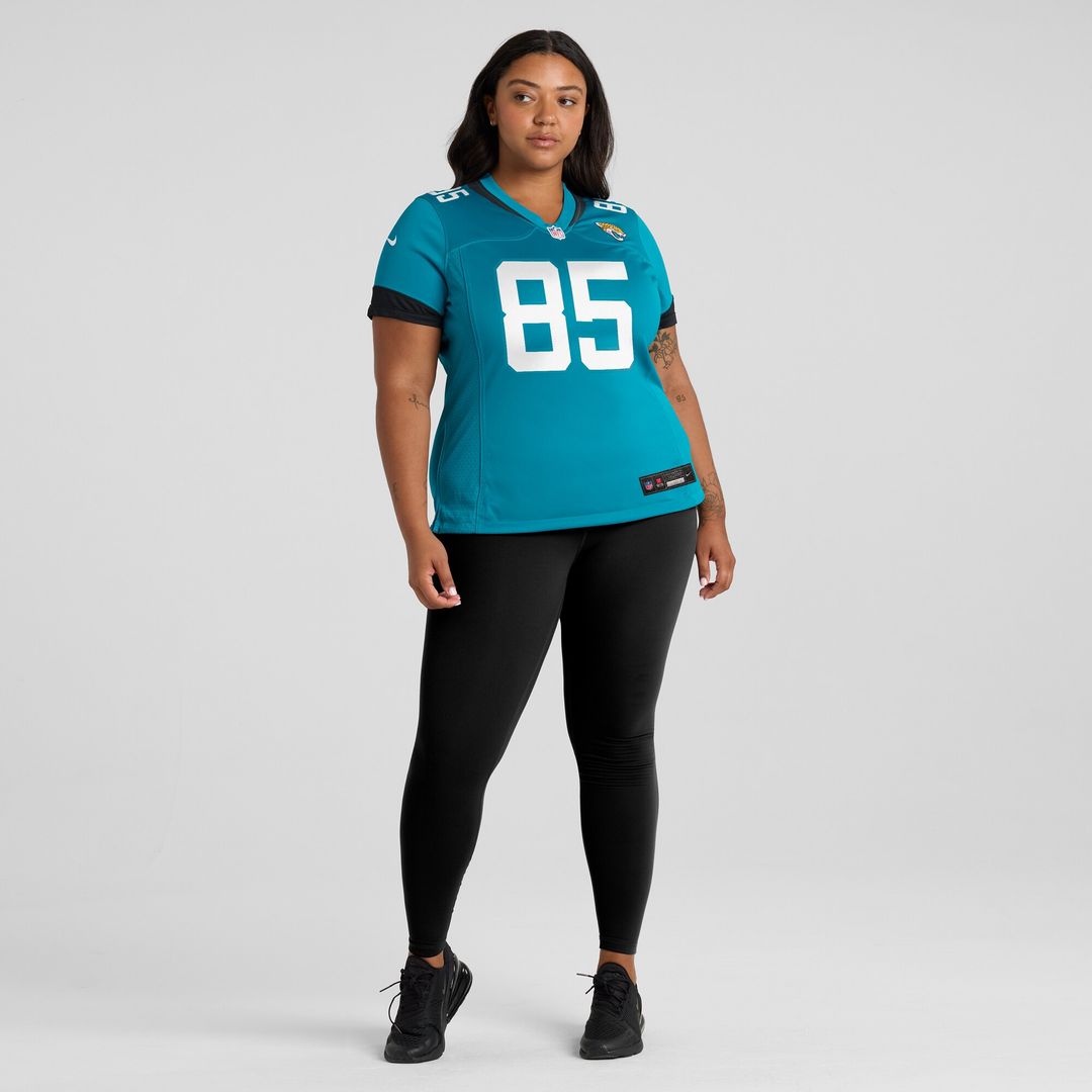 Brenton Strange Jacksonville Jaguars Nike Women's Team Game Jersey -  Teal