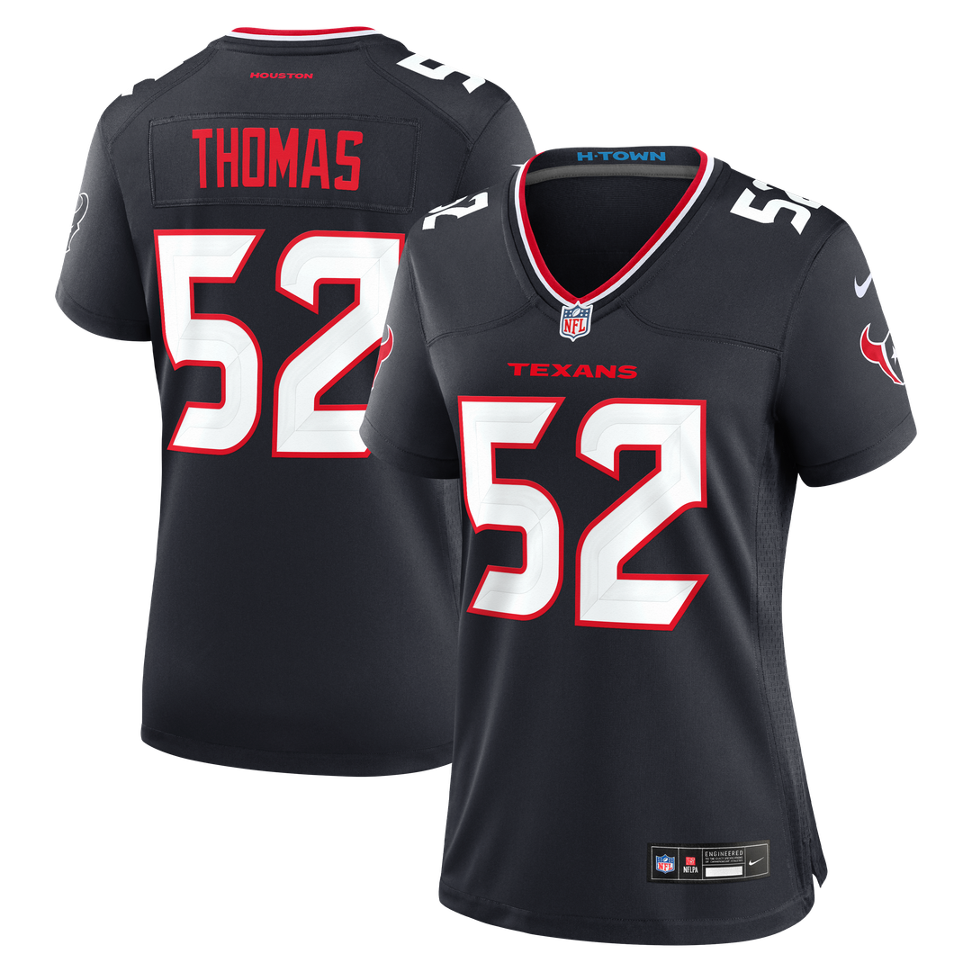 Xavier Thomas Houston Texans Nike Women's Team Game Jersey -  Navy