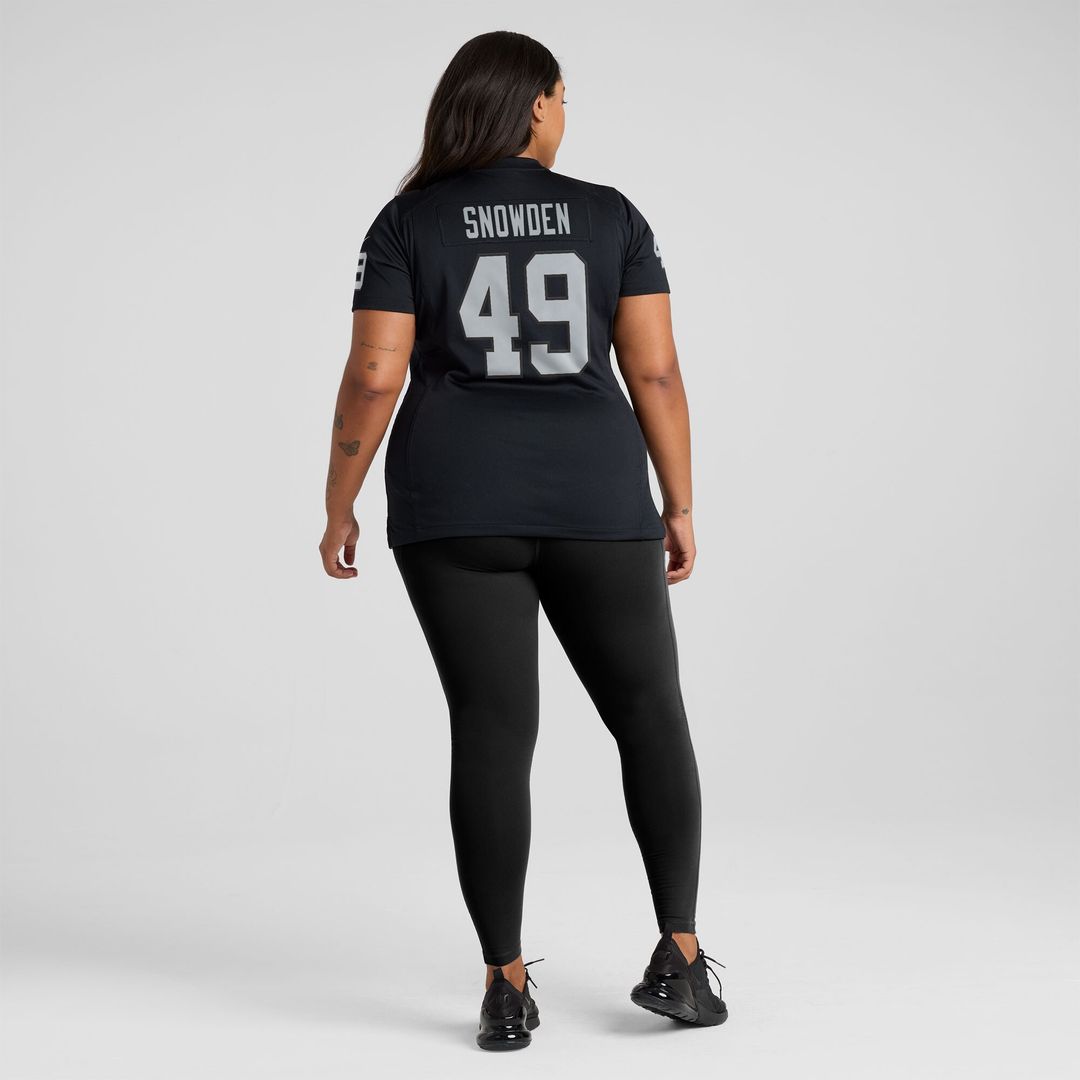 Charles Snowden Las Vegas Raiders Nike Women's Team Game Jersey -  Black