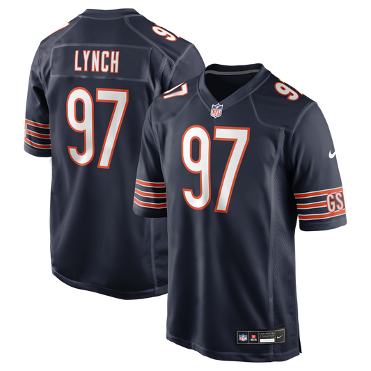 James Lynch Chicago Bears Nike Team Game Jersey -  Navy