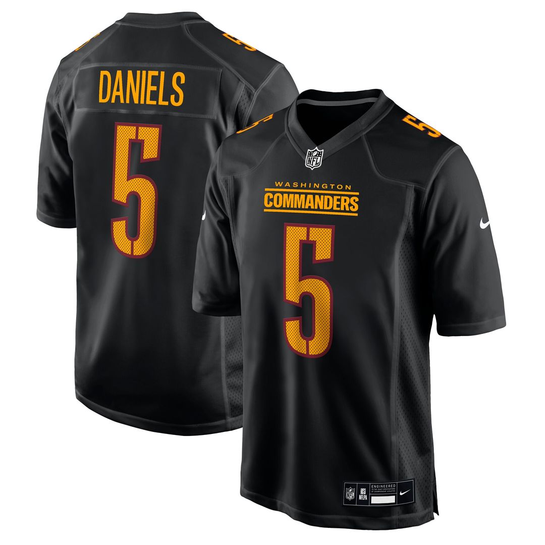 Jayden Daniels Washington Commanders Nike Fashion Jersey - Tundra White