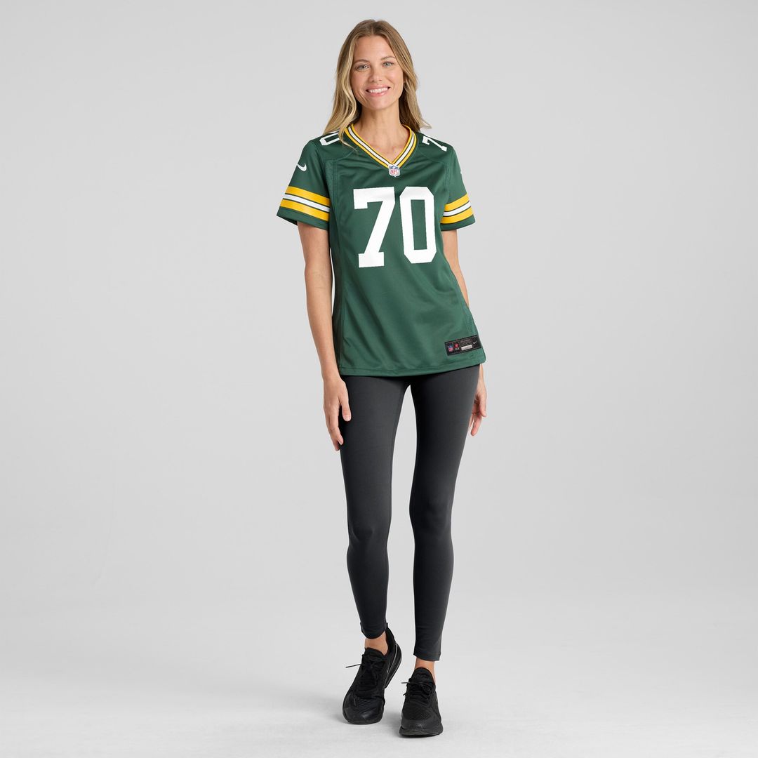 Darian Kinnard Green Bay Packers Nike Women's Team Game Jersey -  Green