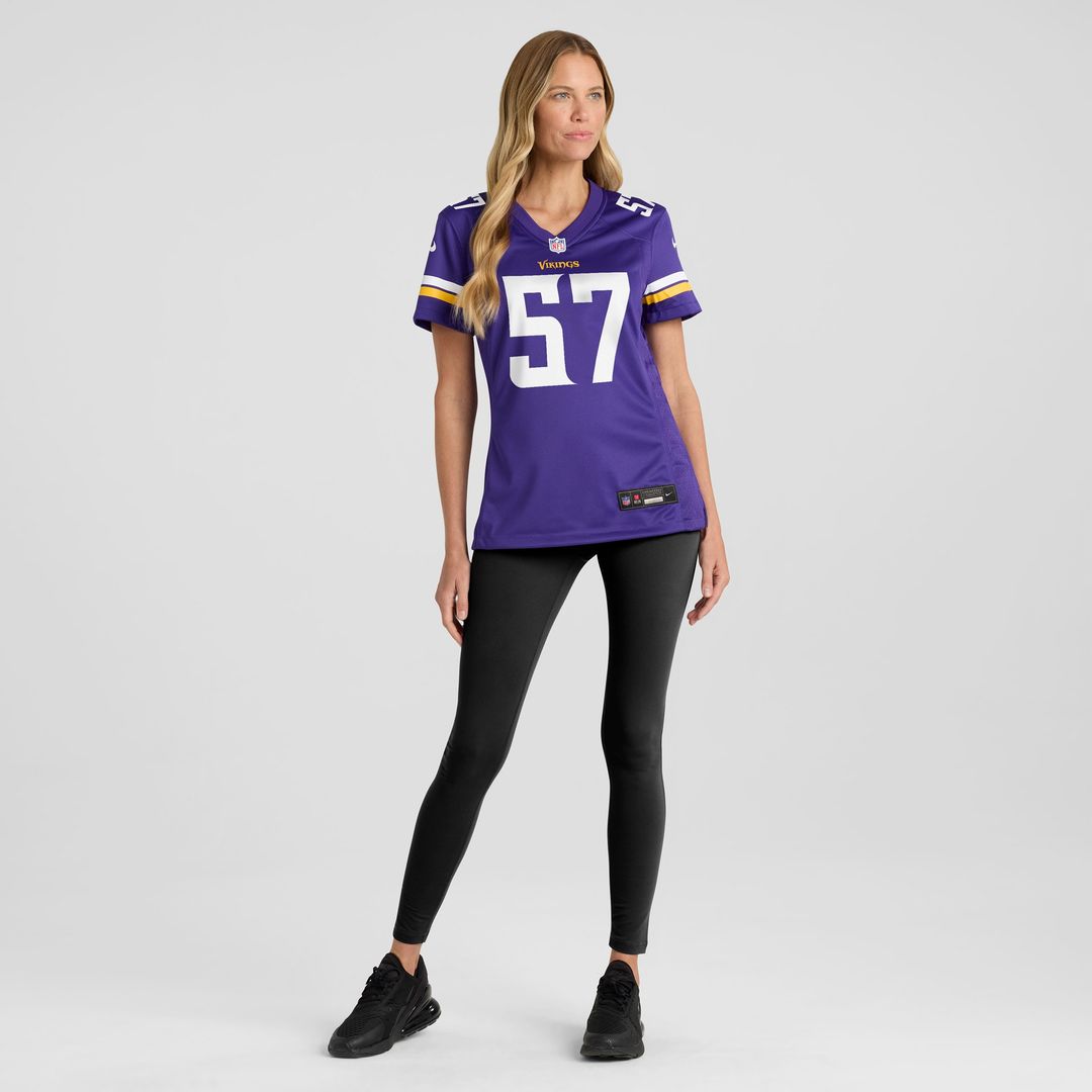 Chaz Chambliss Minnesota Vikings Nike Women's Team Game Jersey -  Purple