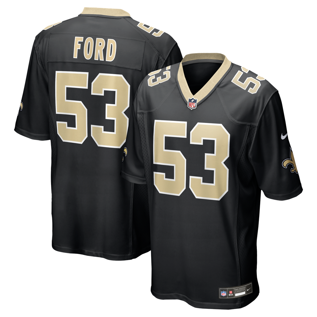 Jaylan Ford New Orleans Saints Nike  Game Jersey -  Black