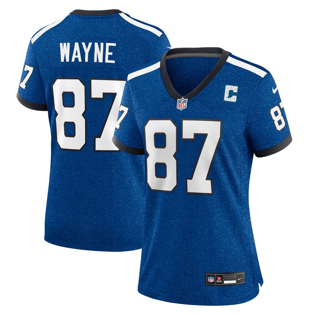 Reggie Wayne Indianapolis Colts Women's Nike Retired Player Game Jersey - Royal