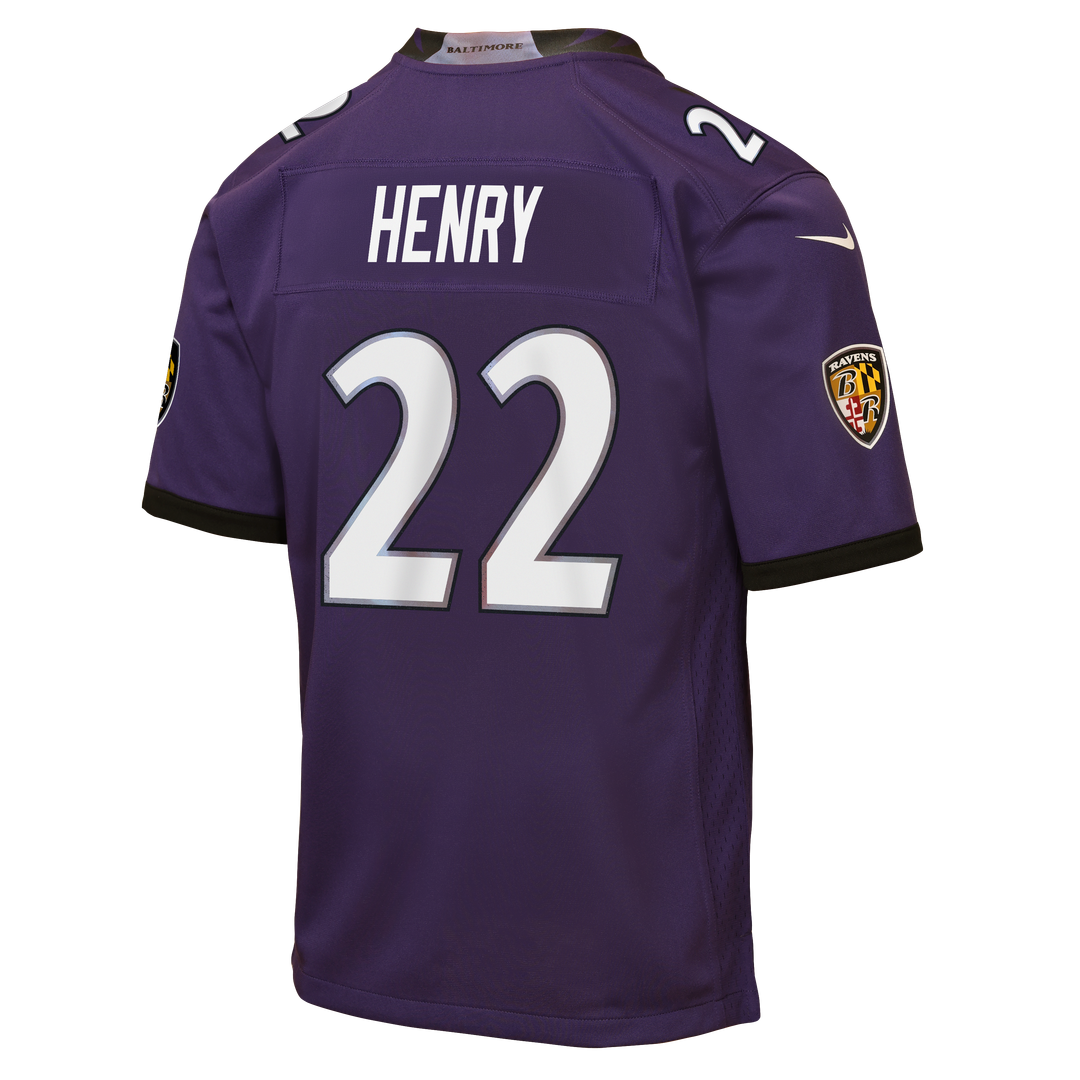 Derrick Henry Baltimore Ravens Nike Youth Game Jersey - Purple