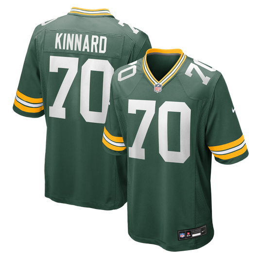 Darian Kinnard Green Bay Packers Nike Team Game Jersey -  Green