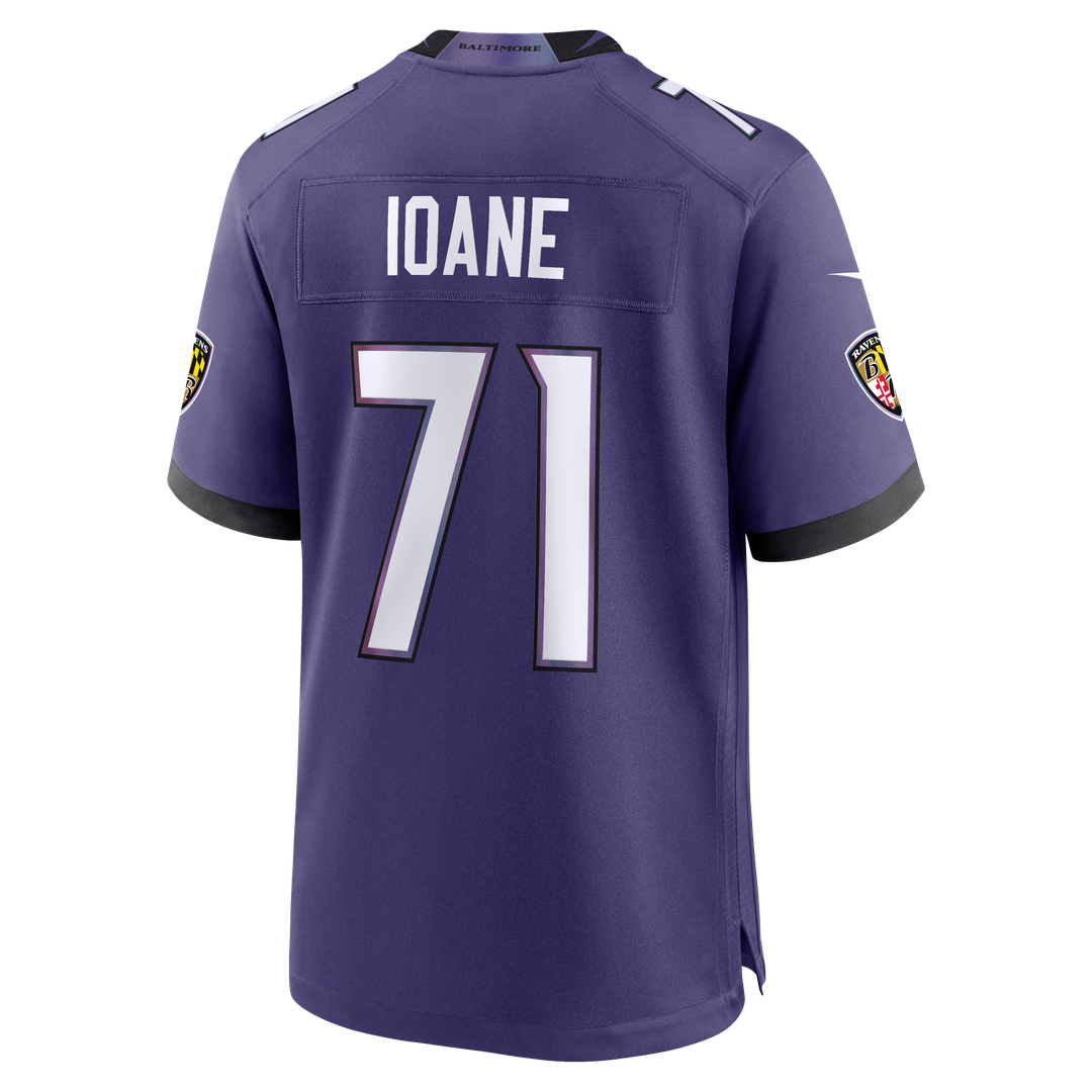 Olaivavega Ioane Baltimore Ravens Nike 2026 NFL Draft First Round Pick No. 14 Team Game Jersey - Purple