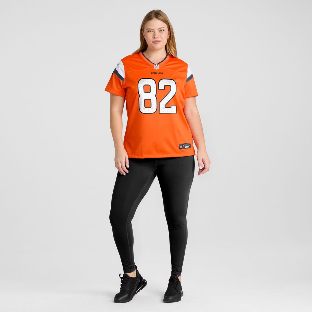 Adam Trautman Denver Broncos Nike Women's Team Game Jersey -  Orange