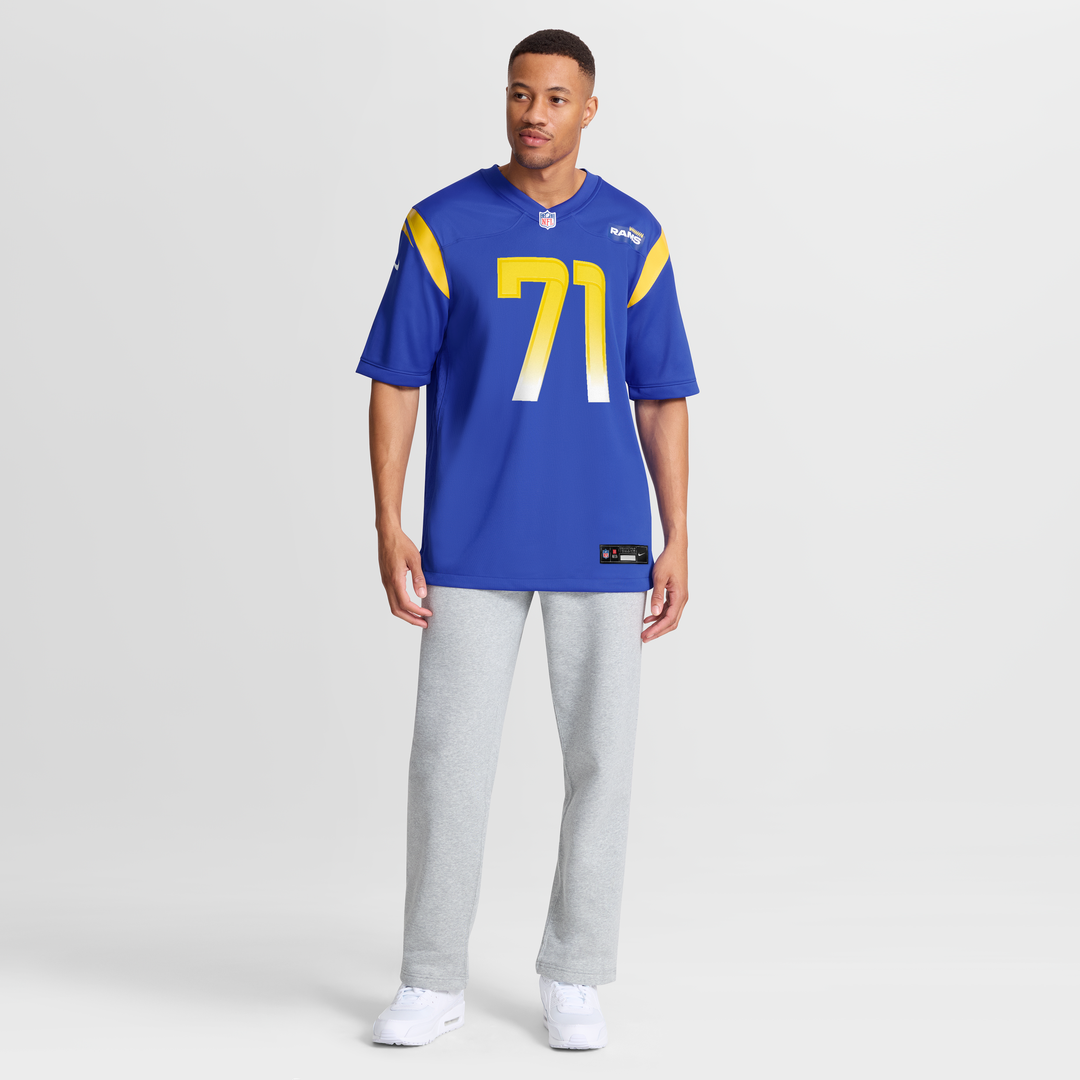Warren McClendon Jr. Los Angeles Rams Nike Team Game Jersey - Royal