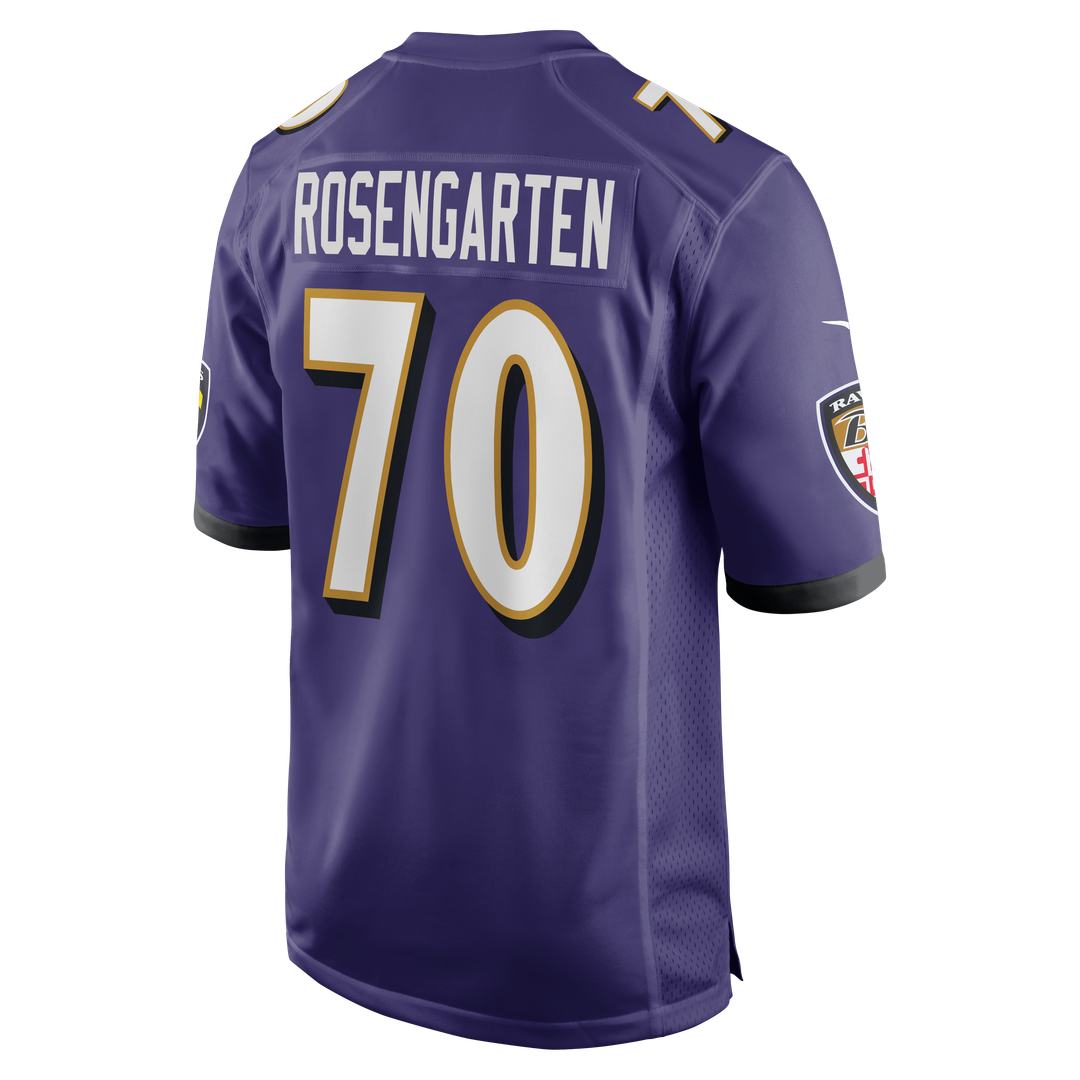 Roger Rosengarten Baltimore Ravens Nike Team Game Jersey -  Purple
