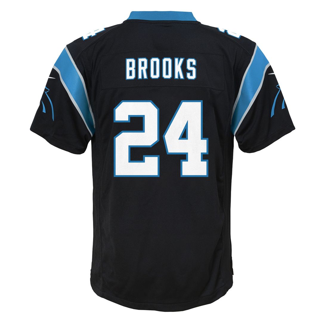 Jonathon Brooks Carolina Panthers Nike Youth Game Jersey - Black