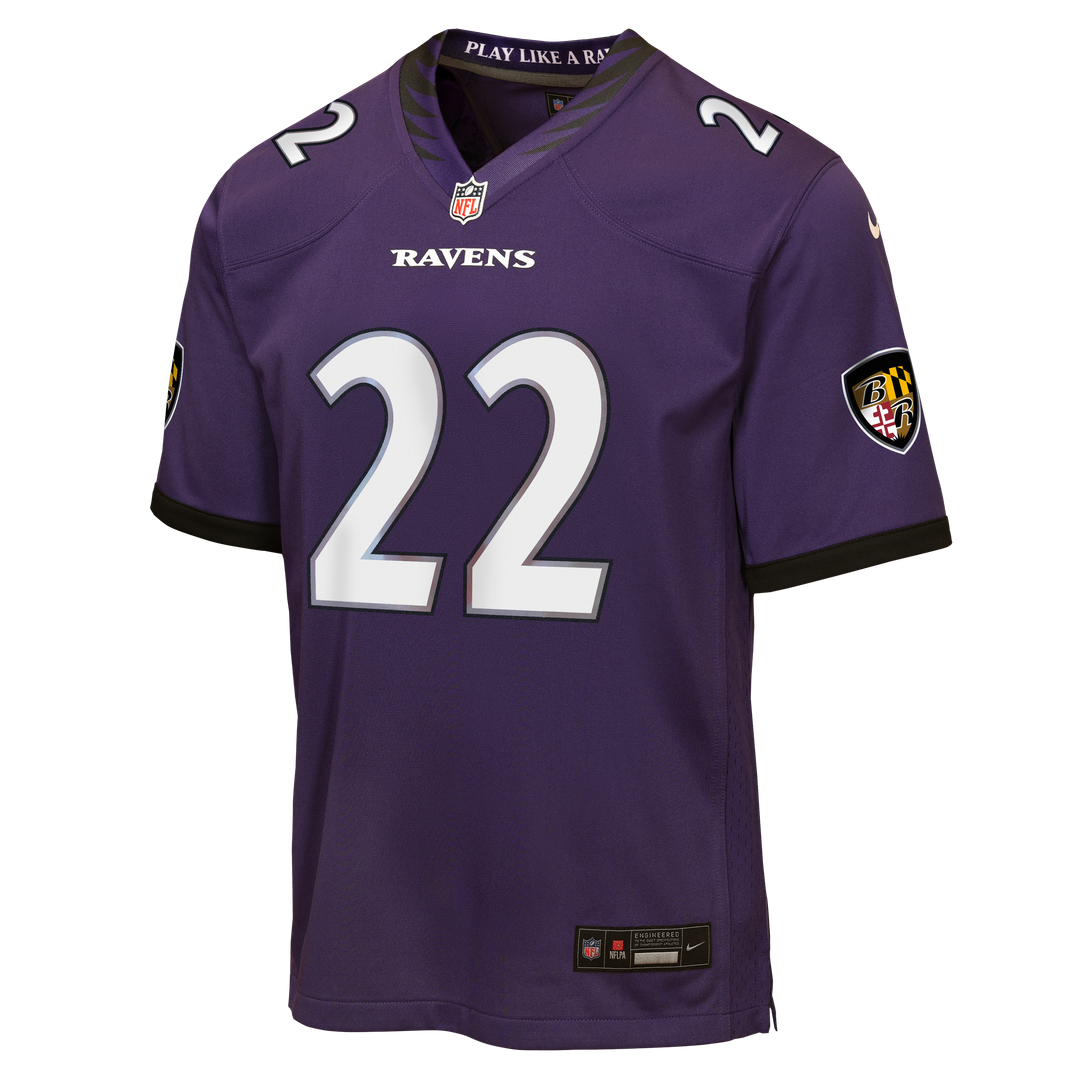 Derrick Henry Baltimore Ravens Nike Youth Game Jersey - Purple