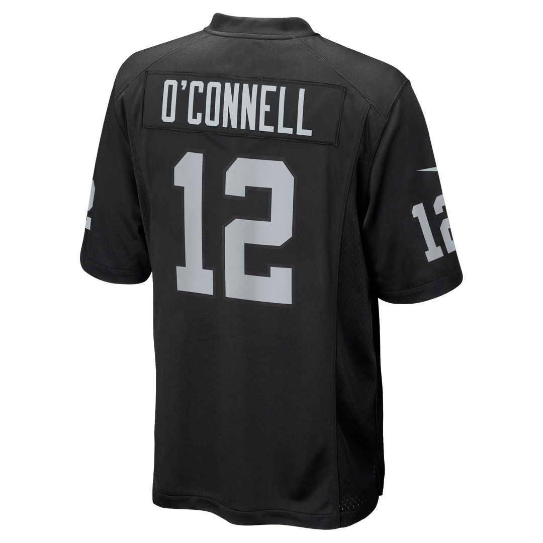 Aidan O'Connell Las Vegas Raiders Nike Team Game Jersey -  Black