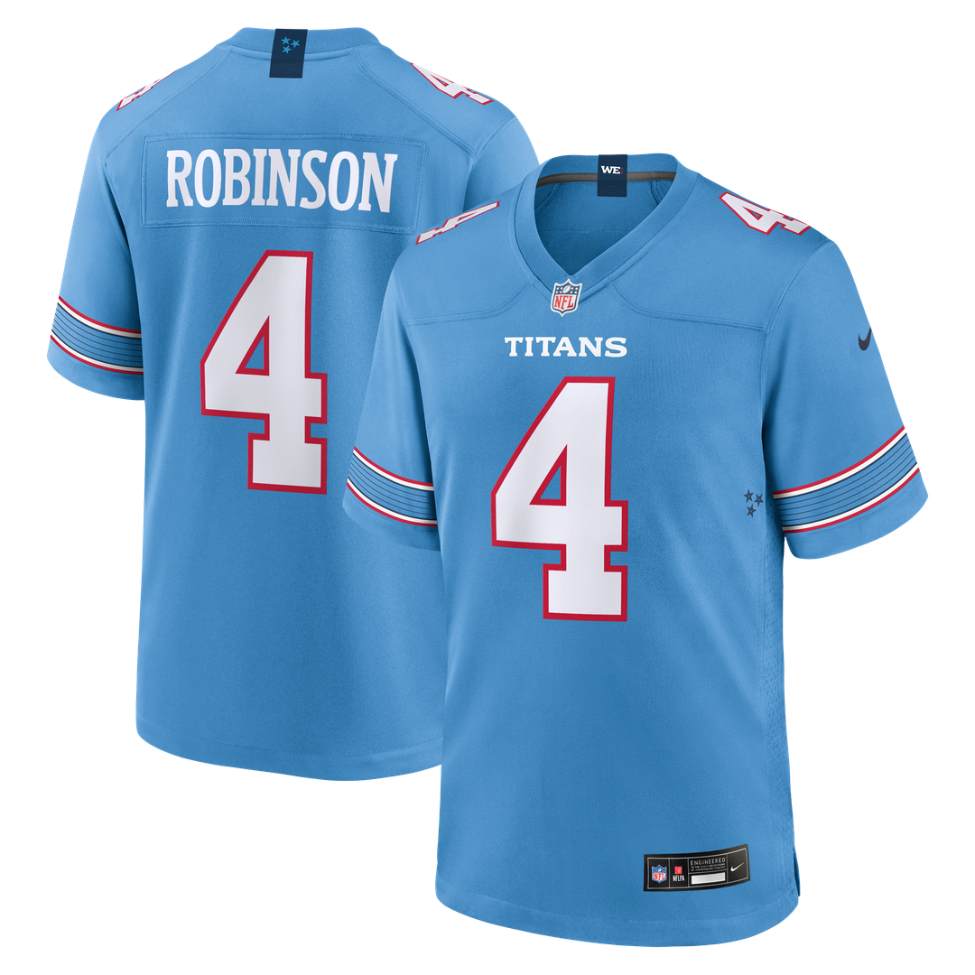 Wan'Dale Robinson Tennessee Titans Nike Game Jersey - White
