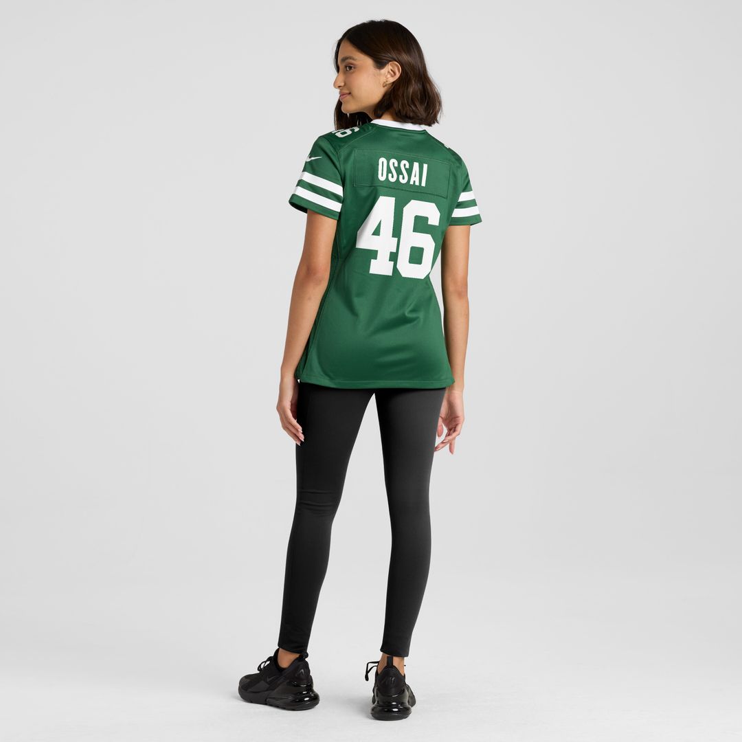 Joseph Ossai New York Jets Nike Women's Team Game Jersey - Legacy Green