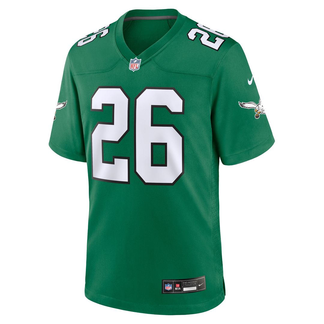 Saquon Barkley Philadelphia Eagles Nike Alternate Game Jersey -  Black