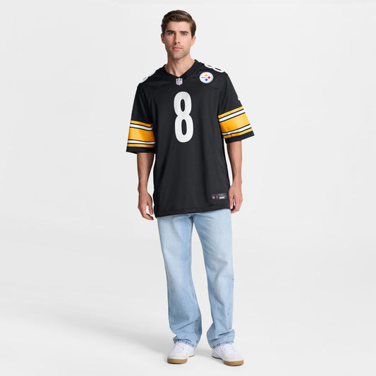 Aaron Rodgers Pittsburgh Steelers Nike Game Jersey - Black