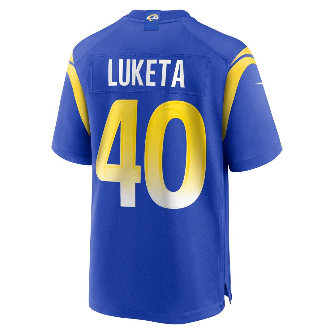 Jesse Luketa Los Angeles Rams Nike Team Game Jersey -  Royal