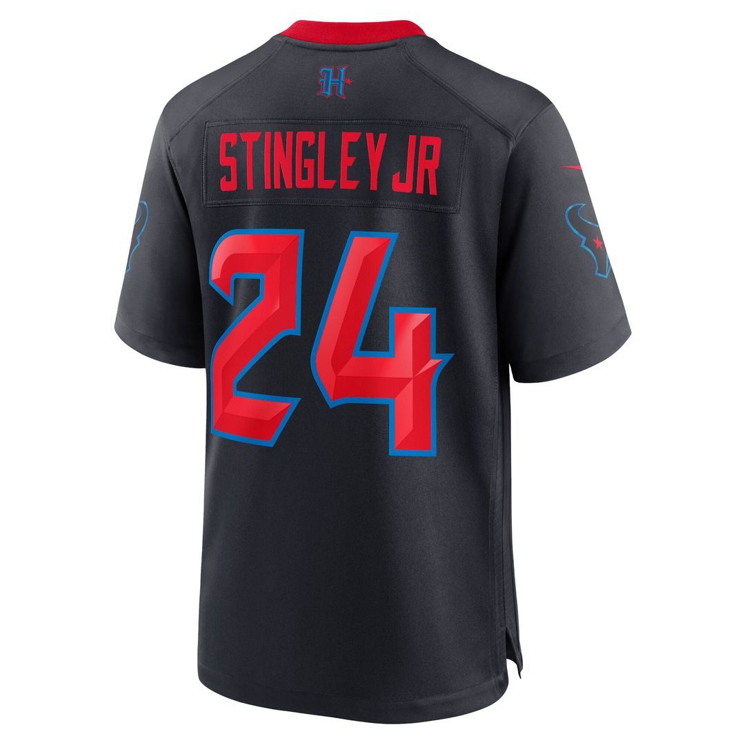Derek Stingley Jr. Houston Texans Nike 2nd Alternate Game Jersey - Navy
