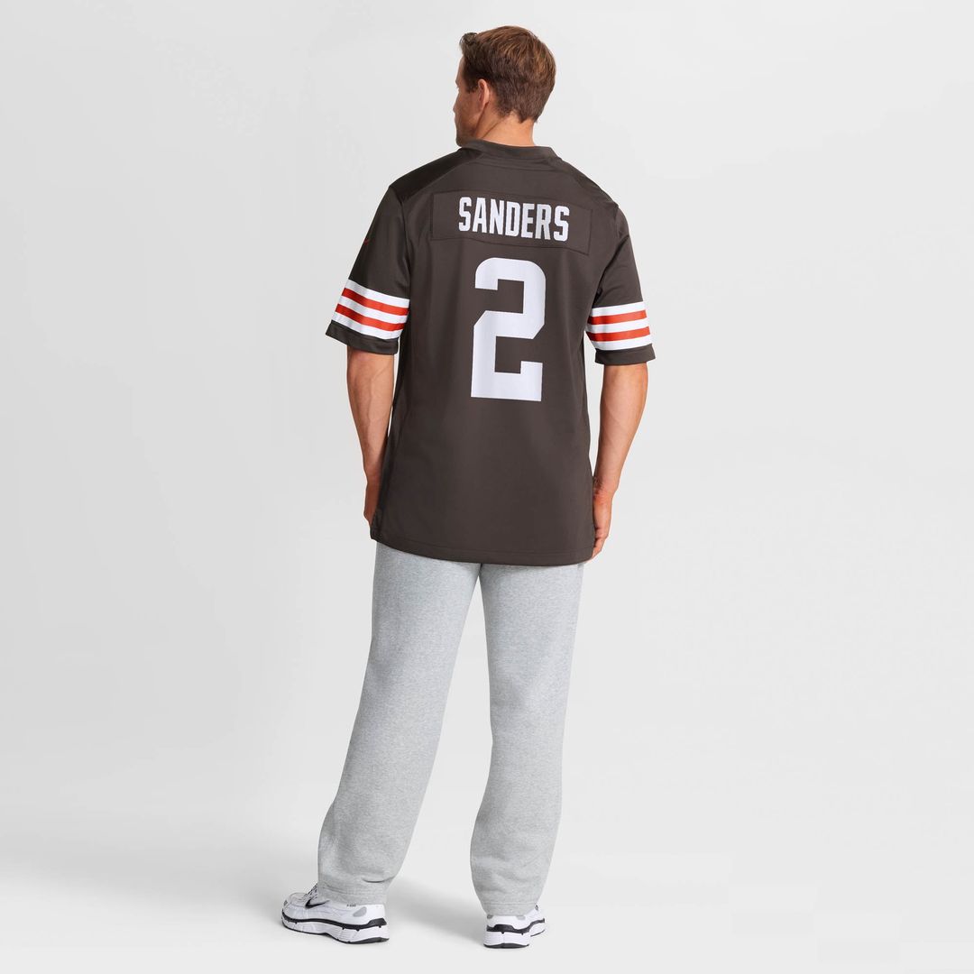 Shedeur Sanders Cleveland Browns Nike Game Jersey - Brown