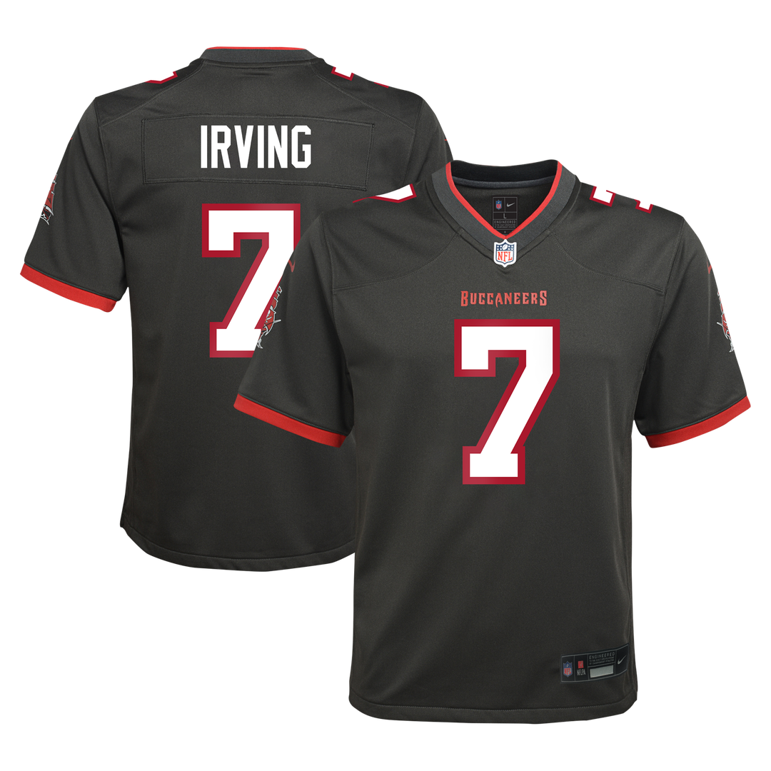 Bucky Irving Tampa Bay Buccaneers Nike Youth Alternate Game Jersey - Pewter