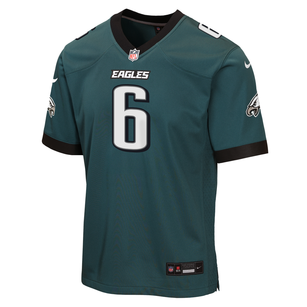 DeVonta Smith Philadelphia Eagles Nike Youth Game Jersey - Kelly Green