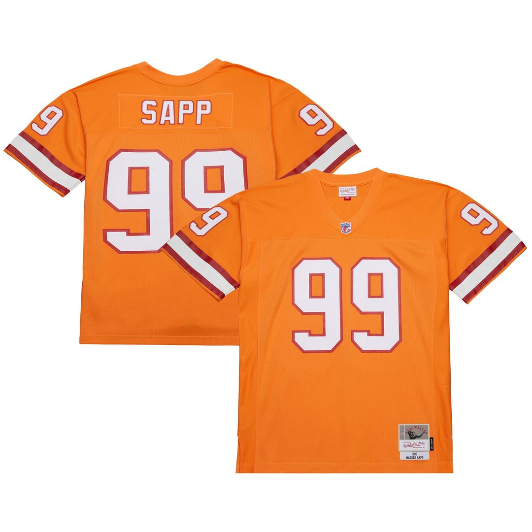 Warren Sapp Tampa Bay Buccaneers Mitchell & Ness 2002 Legacy Replica Jersey - Red