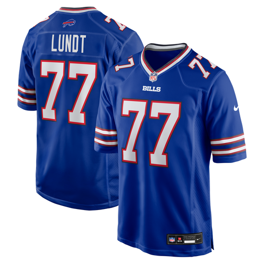 Chase Lundt Buffalo Bills Nike Team Game Jersey -  Royal