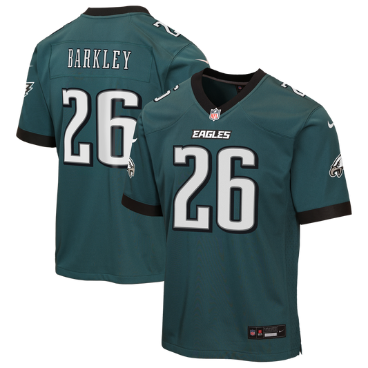 Saquon Barkley Philadelphia Eagles Nike Youth Team Game Jersey - Midnight Green