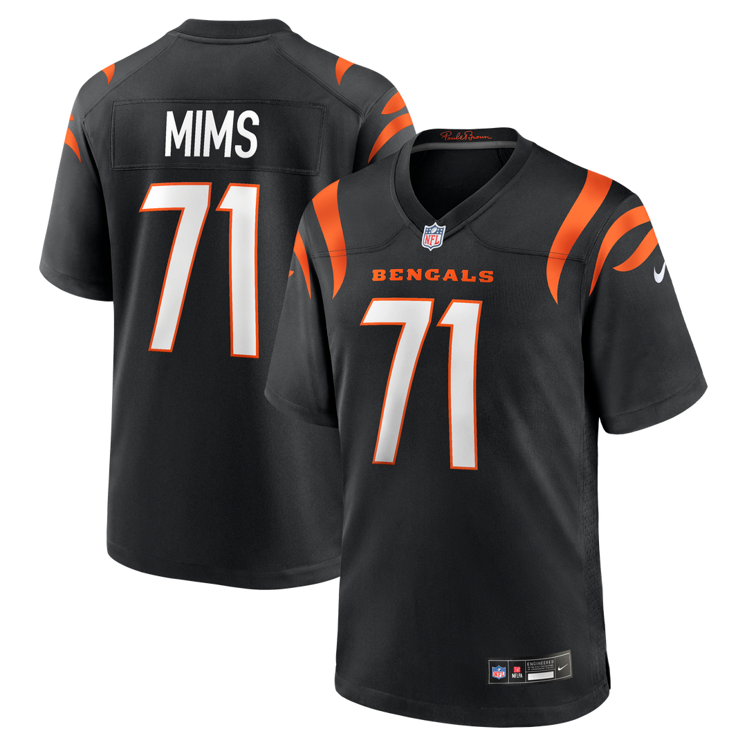 Amarius Mims Cincinnati Bengals Nike  Player Game Jersey - Black