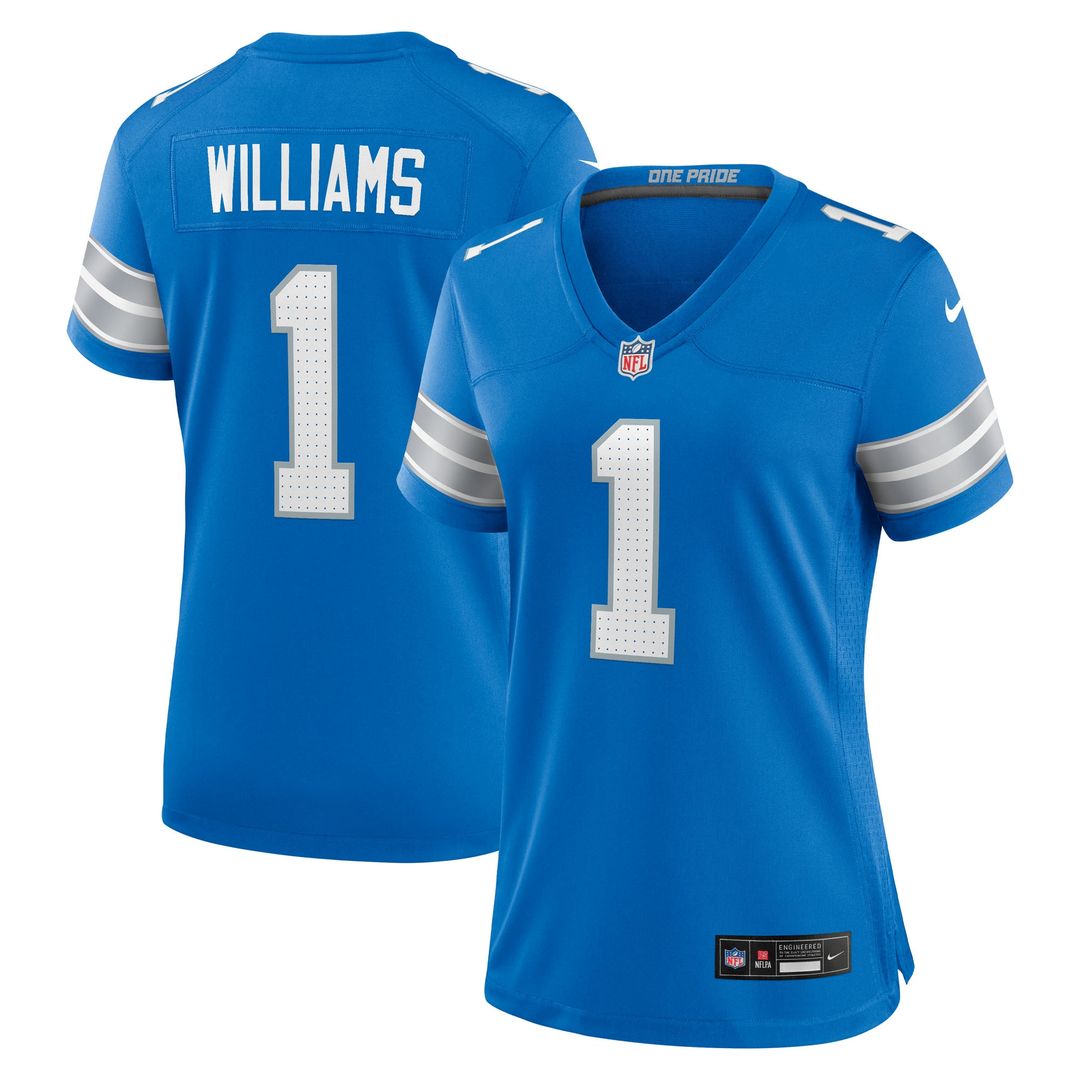 Jameson Williams Detroit Lions Nike Women's 2nd Alternate Game Player Jersey - Black