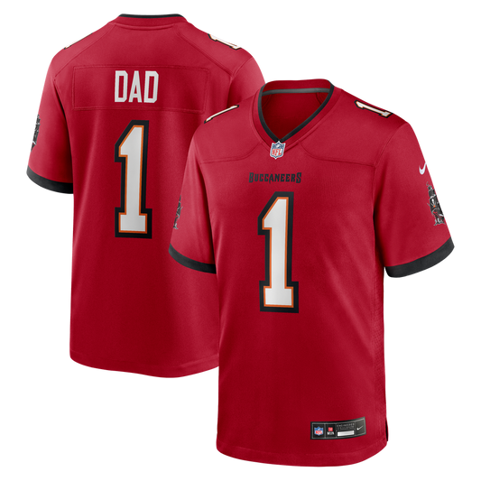 Number 1 Dad Tampa Bay Buccaneers Nike Game Jersey - Red
