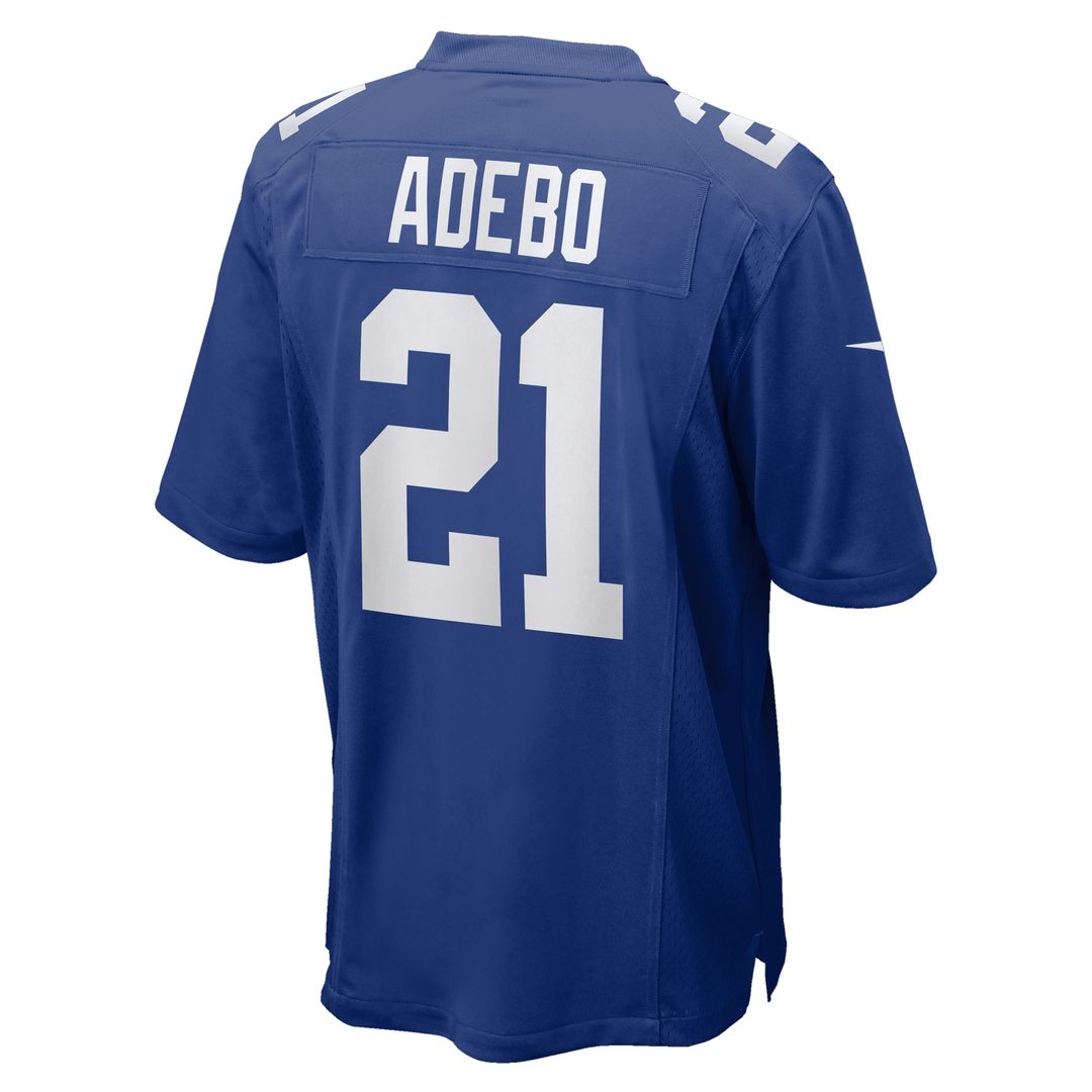 Paulson Adebo New York Giants Nike Team Game Jersey -  Royal
