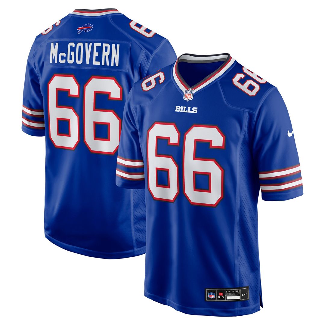 Connor McGovern Buffalo Bills Nike Game Player Jersey - Royal