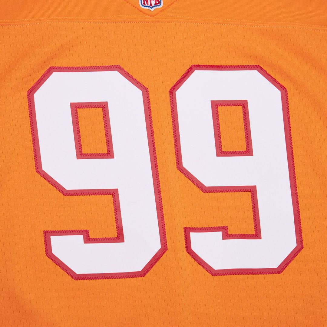 Warren Sapp Tampa Bay Buccaneers Mitchell & Ness 2002 Legacy Replica Jersey - Red