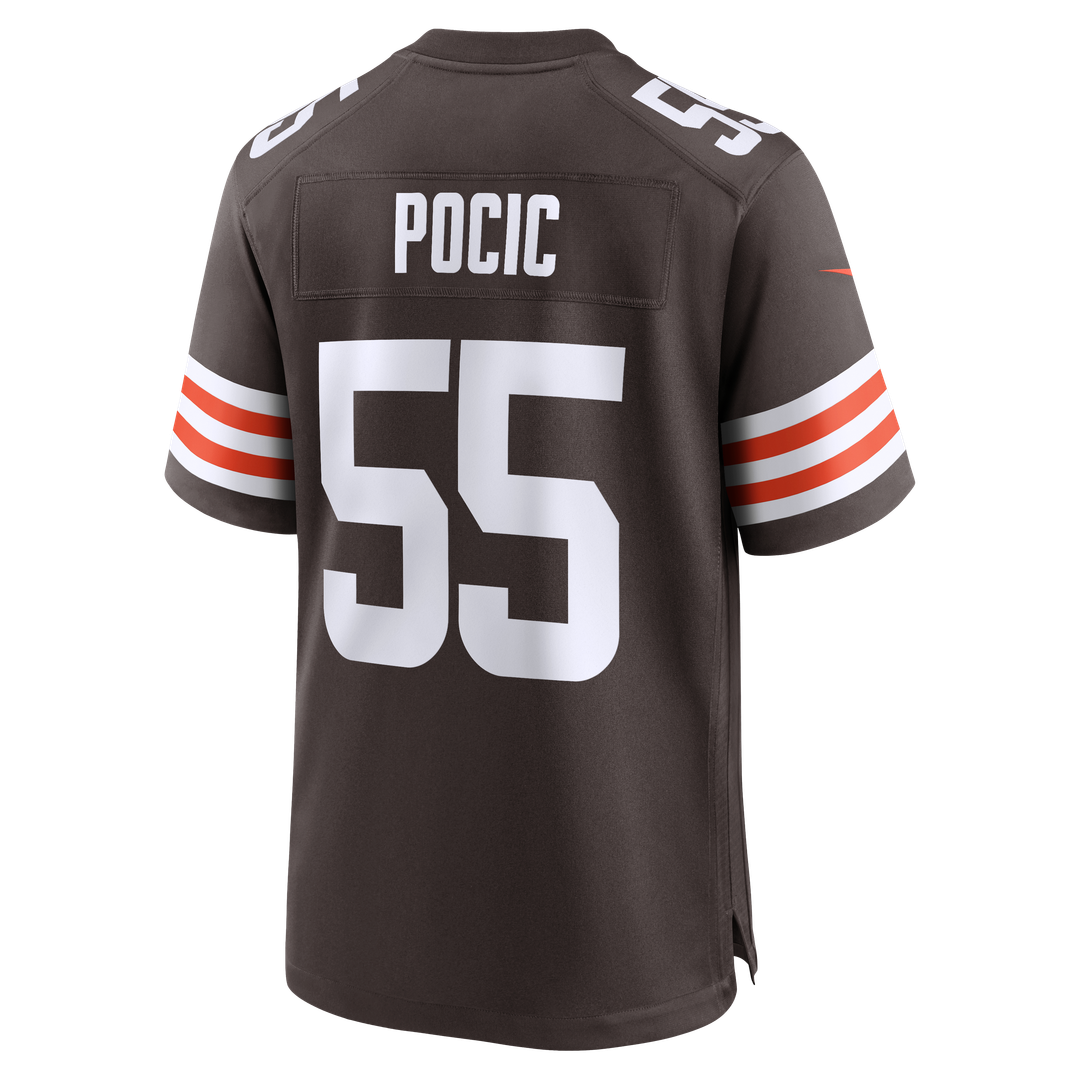 Ethan Pocic Cleveland Browns Nike Game Jersey - Brown