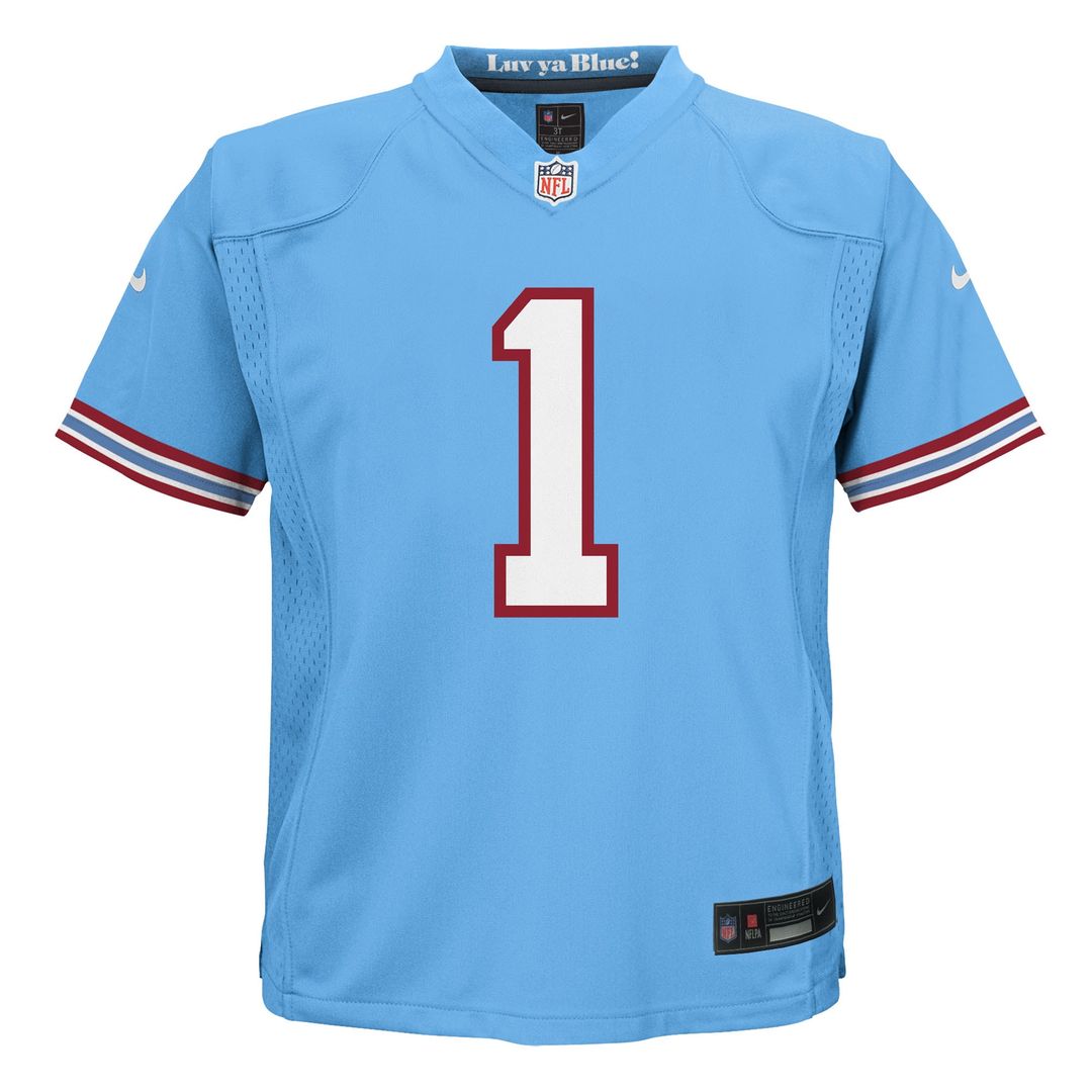 Cameron Ward Tennessee Titans Nike Infant Alternate  Player Game Jersey - Light Blue