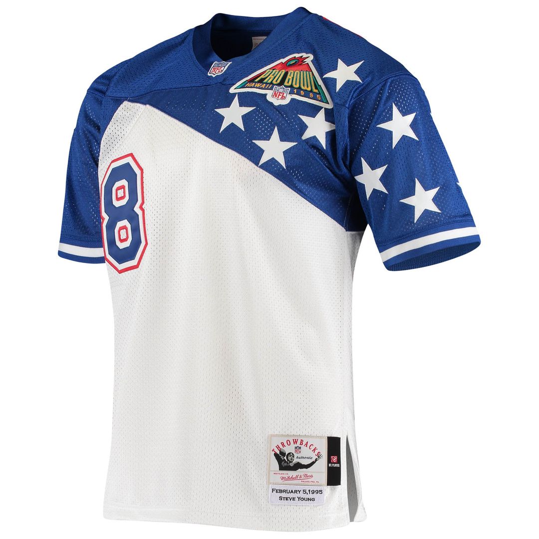 Steve Young NFC Mitchell & Ness 1994 Pro Bowl Authentic Jersey - White/Blue