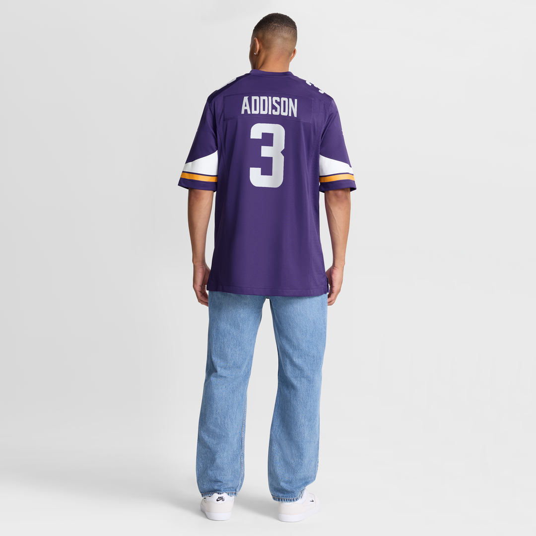 Jordan Addison Minnesota Vikings Nike Alternate Game Player Jersey - White
