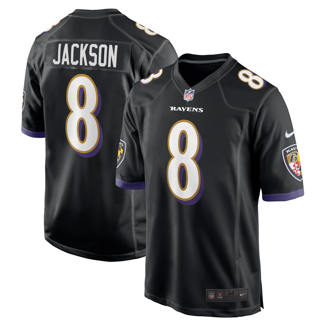 Lamar Jackson Baltimore Ravens Nike Game Jersey - White