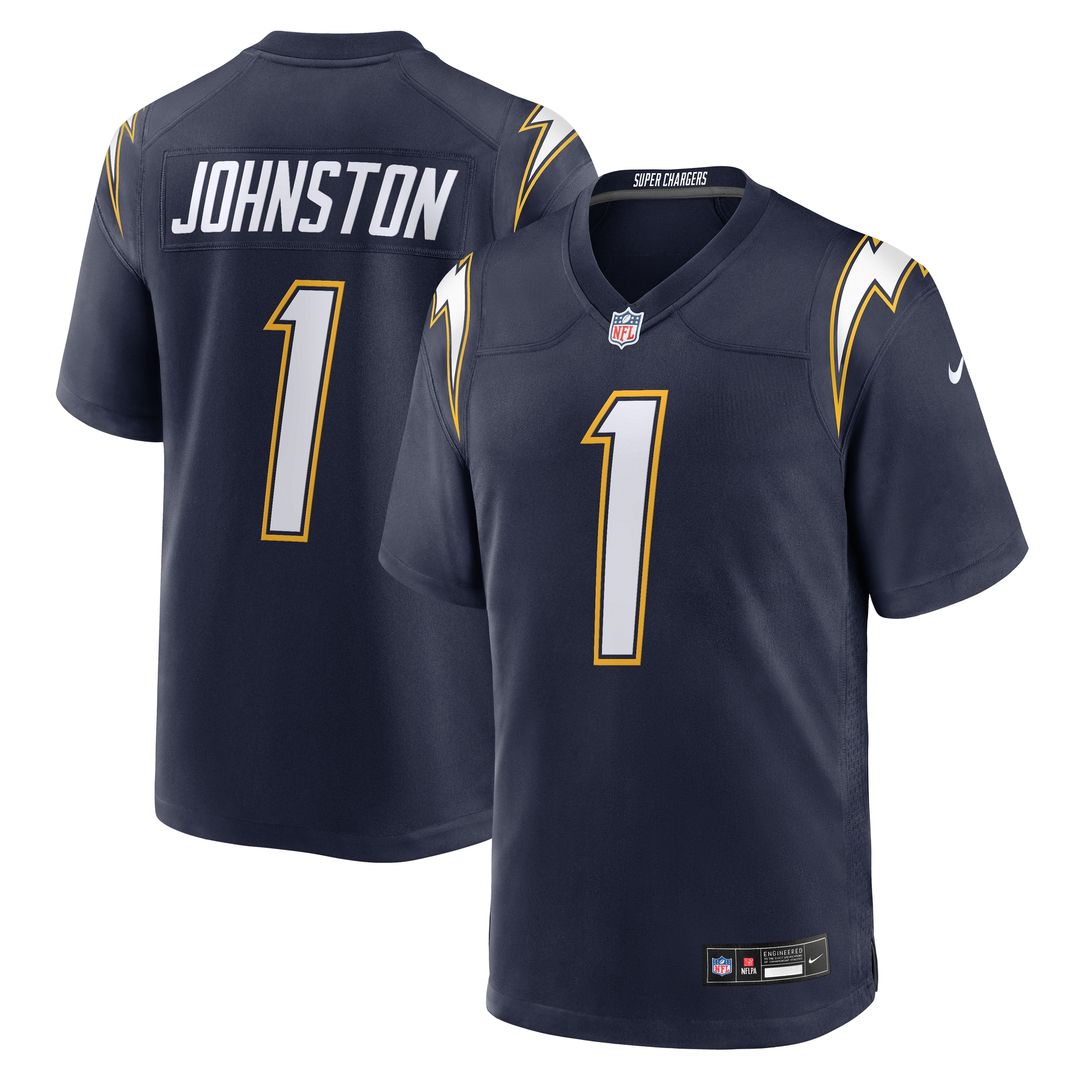 Quentin Johnston Los Angeles Chargers Nike Alternate Charger Power Game Player Jersey - Gold